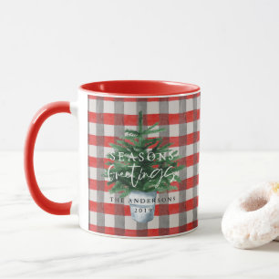 Caneca Boas-vindas da Seasons árvore de Natal