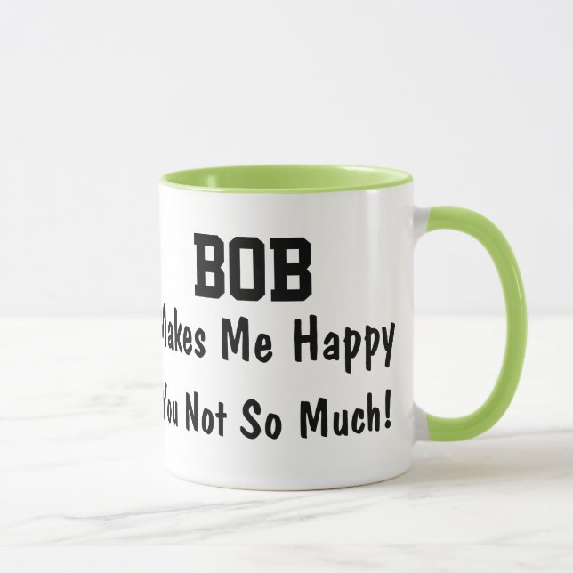 Caneca Bob me faz feliz (Direita)