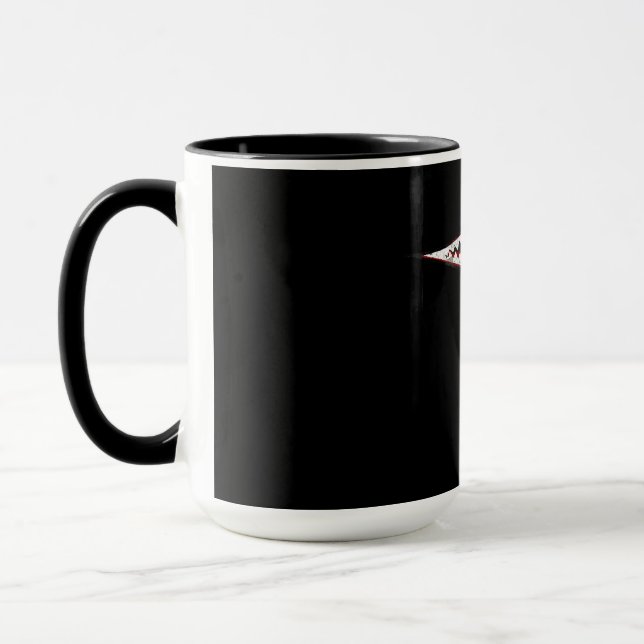 Caneca Boca De Tubarões Voadores - Presentes Para O Lover (Esquerda)