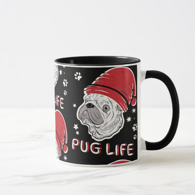 Caneca Bog Life Animal Papais noeis Natal (Direita)