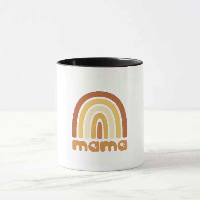 Caneca Boho Arco-Íris Mamãe (Centro)