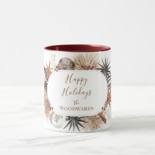 Caneca Boho Christmas Personalizado
