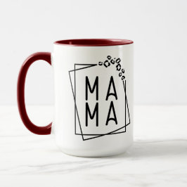 Caneca Boho Mamãe Mug por presentes para mães