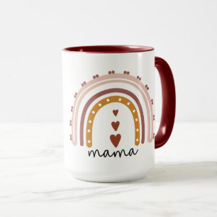 Caneca Boho Mamãe Mug por presentes para mães