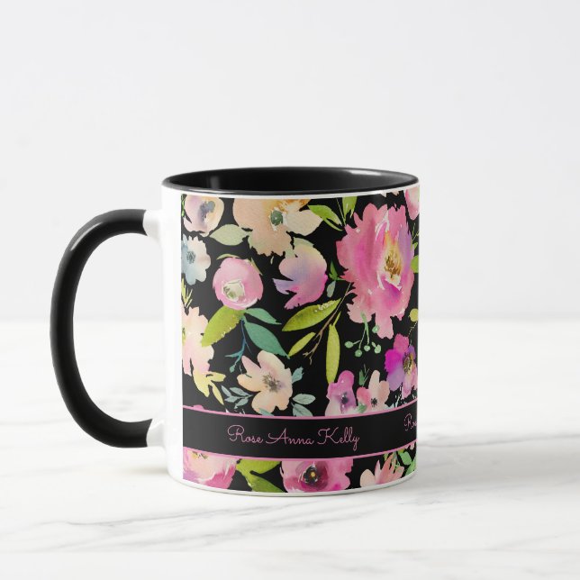 Caneca Boho Pastel Watercolor (Esquerda)