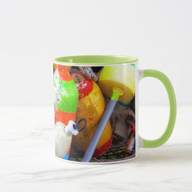 Caneca Boias de lagosta no Bass Harbor (Direita)