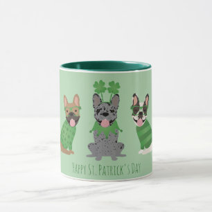 Caneca Bois Franceses de Dia de São Patrício Feliz