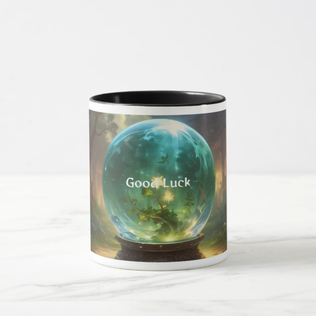 Caneca Bola Cristal Mística - Boa Sorte (Centro)