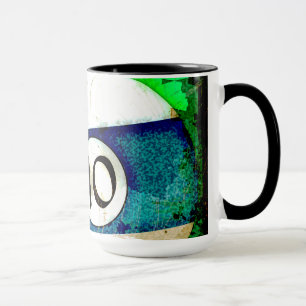 CANECA BOLA DE BILHAR NÚMERO 10