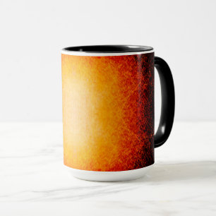 Caneca Bola de fogo brilhante cravada