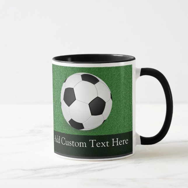 Caneca Bola de Futebol Personalizada (Direita)