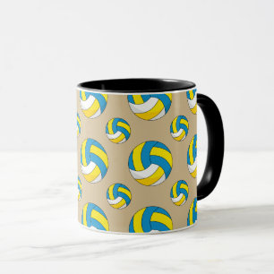 Caneca Bola de Voleibol de Cartoon