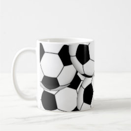 Caneca Bolas de futebol customizáveis