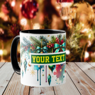 Caneca Bolas de Natal Coffee Mug