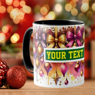 Caneca Bolas de Natal Coffee Mug