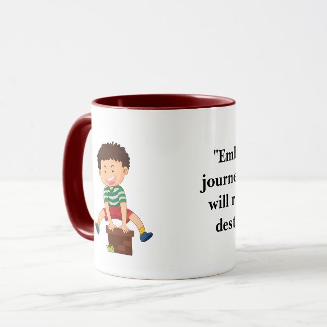 Caneca Bold Black Inspiration Journey Cote Mug (Frente Esquerda)