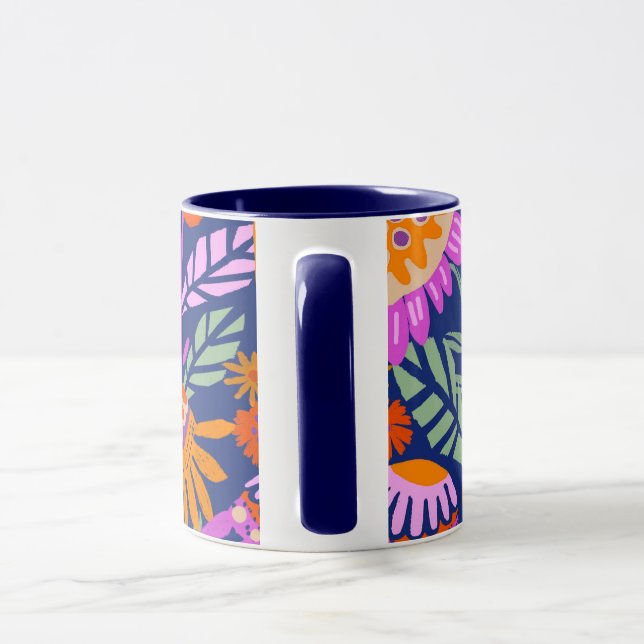 Caneca Bold Floral design (Alça)
