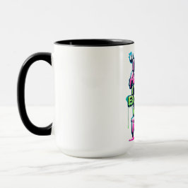 Caneca Bold Funny Cote Neon Grafite