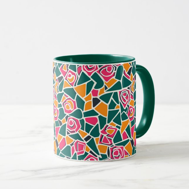 Caneca Bold Outline Rose Love (Frente Esquerda)