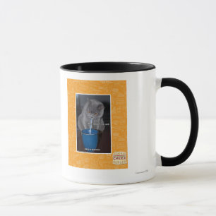 Caneca Bolhas dos sopros no leite do ur