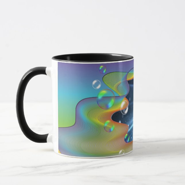 Caneca Bolhas Espaciais (Esquerda)