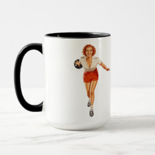 Caneca Boliche: Comer, Dormir, Boliche, Repetir