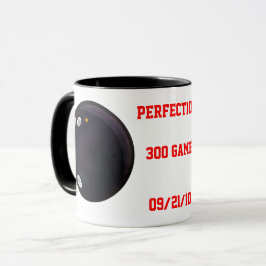 Caneca Boliche Perfeita do Jogo 300,