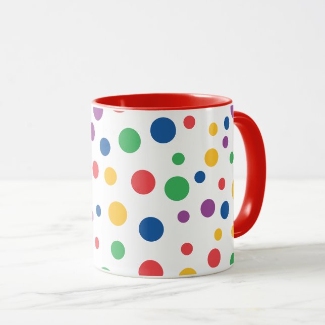 Caneca "Bolinhas" (Frente Esquerda)