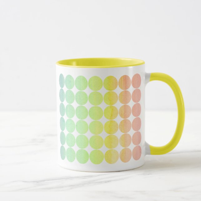 Caneca Bolinhas Arco-íris 1 (Direita)
