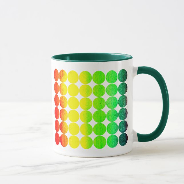 Caneca Bolinhas Arco-íris 1 (Direita)
