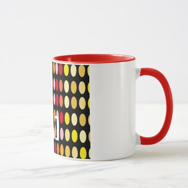 Caneca Bolinhas coloridas (Direita)