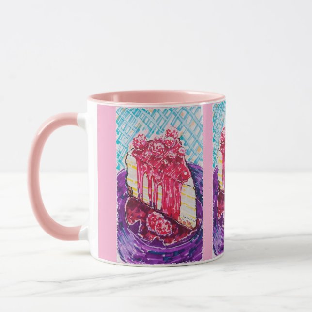 Caneca Bolo de Framboesa (Esquerda)