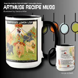 Caneca BOLO DE LIMÃO COM HONEYBERRY Receita Chow Art Muse