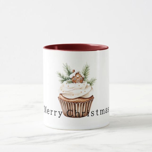Caneca Bolo de Natal Caseiro de Casa de Gengibre (Centro)