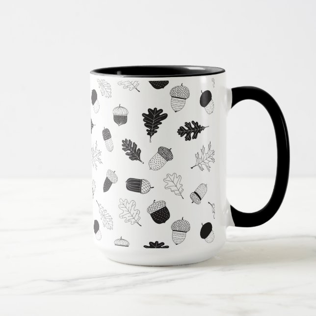 Caneca Bolotas e folhas (Direita)