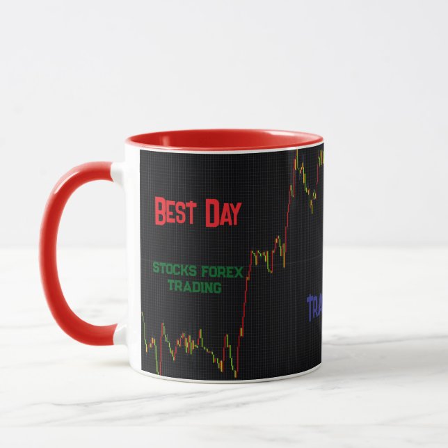 Caneca Bolsa de Valores - Bolsa de Valores - Comerciante  (Esquerda)