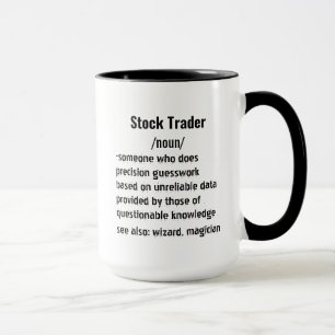 Caneca Bolsa de Valores Engraçada Definição de presentes 