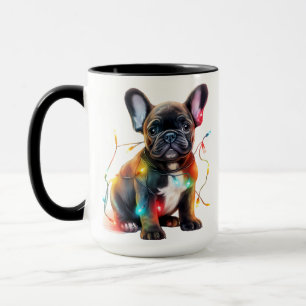CANECA BOLSA FRANCESA DE NATAL HOLIDAY BULLDOG DOG
