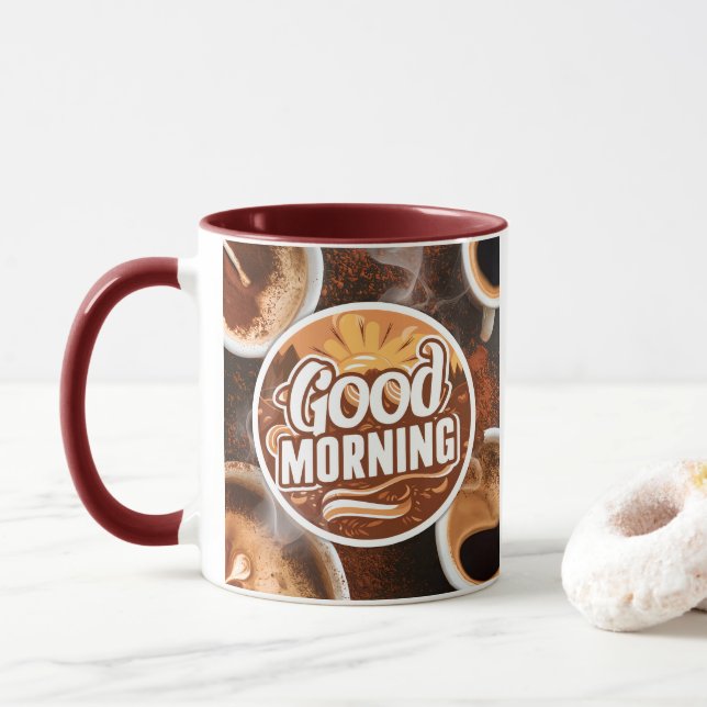 Caneca Bom dia Café Art nº 2 (Com Donut)