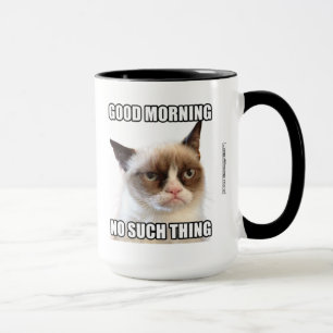 Caneca Bom Dia Do Gato Grumpy™ - Nada Assim
