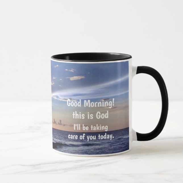 Caneca "Bom dia, este é Deus" (Direita)