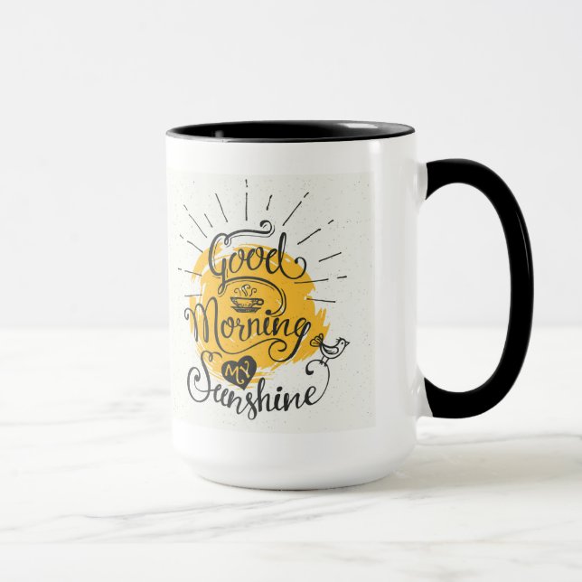 Caneca Bom dia minha luz do sol (Direita)