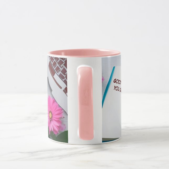 Caneca Bom dia, você tem isso Eu amo minha vida Mug (Alça)