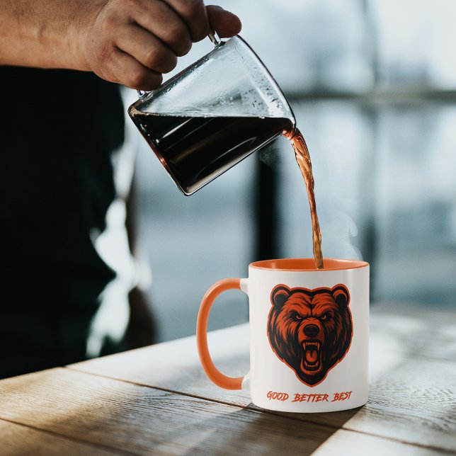 Caneca Bom Melhor Ótimo Nunca Deixe Descansar (Criador carregado)