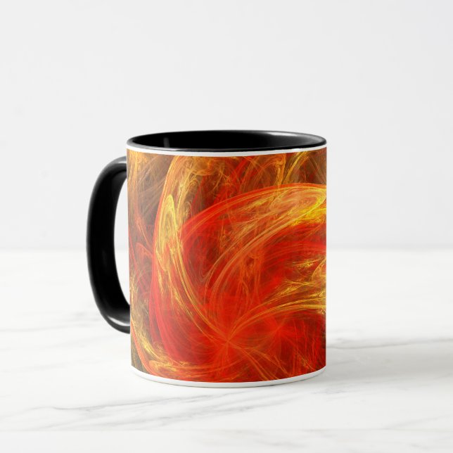 Caneca Bomba de café Abstrato da New Coffee (Frente Esquerda)