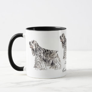 Caneca Bomba de cerâmica americana coker Spaniel