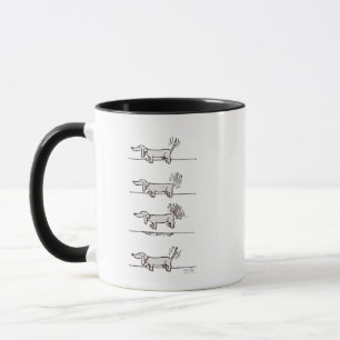 Caneca Bomba de cinza Dachshund