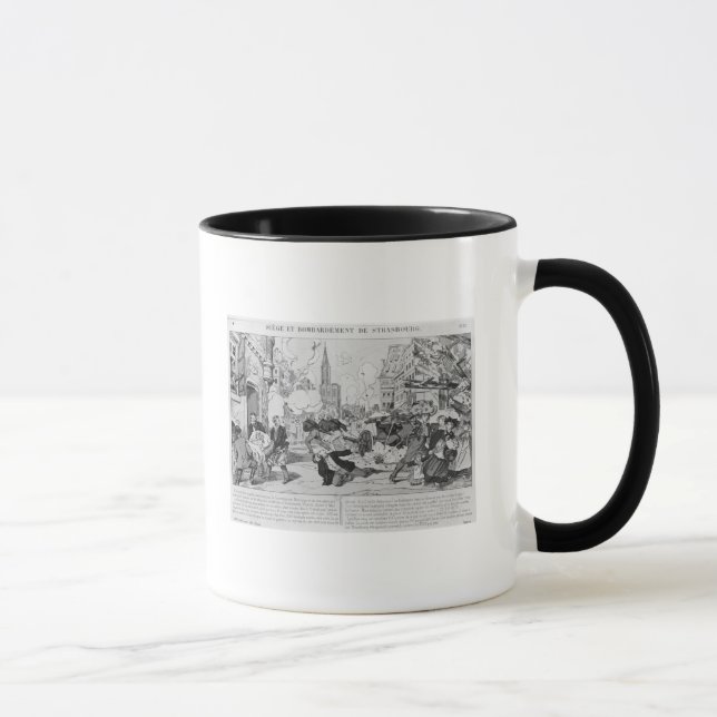 Caneca Bombardeio e cerco de Strasbourg (Direita)