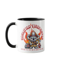 Bombeiro/Bombeiro Koalificado com Fogo e Chamas