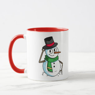 Caneca Boneco de Neve Amigável